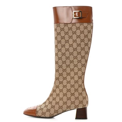 winter boots gucci|gucci monogram thigh high boots.